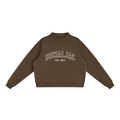SocialJac Mock-Neck Crew Sweatshirt