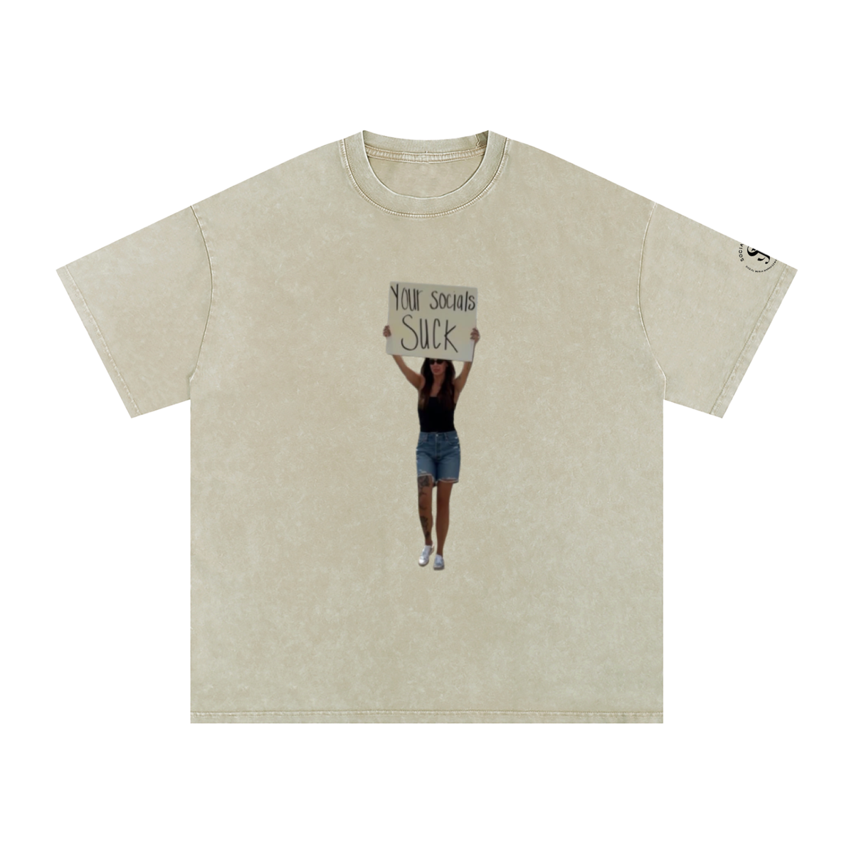 Your Socials Suck Oversized Tee