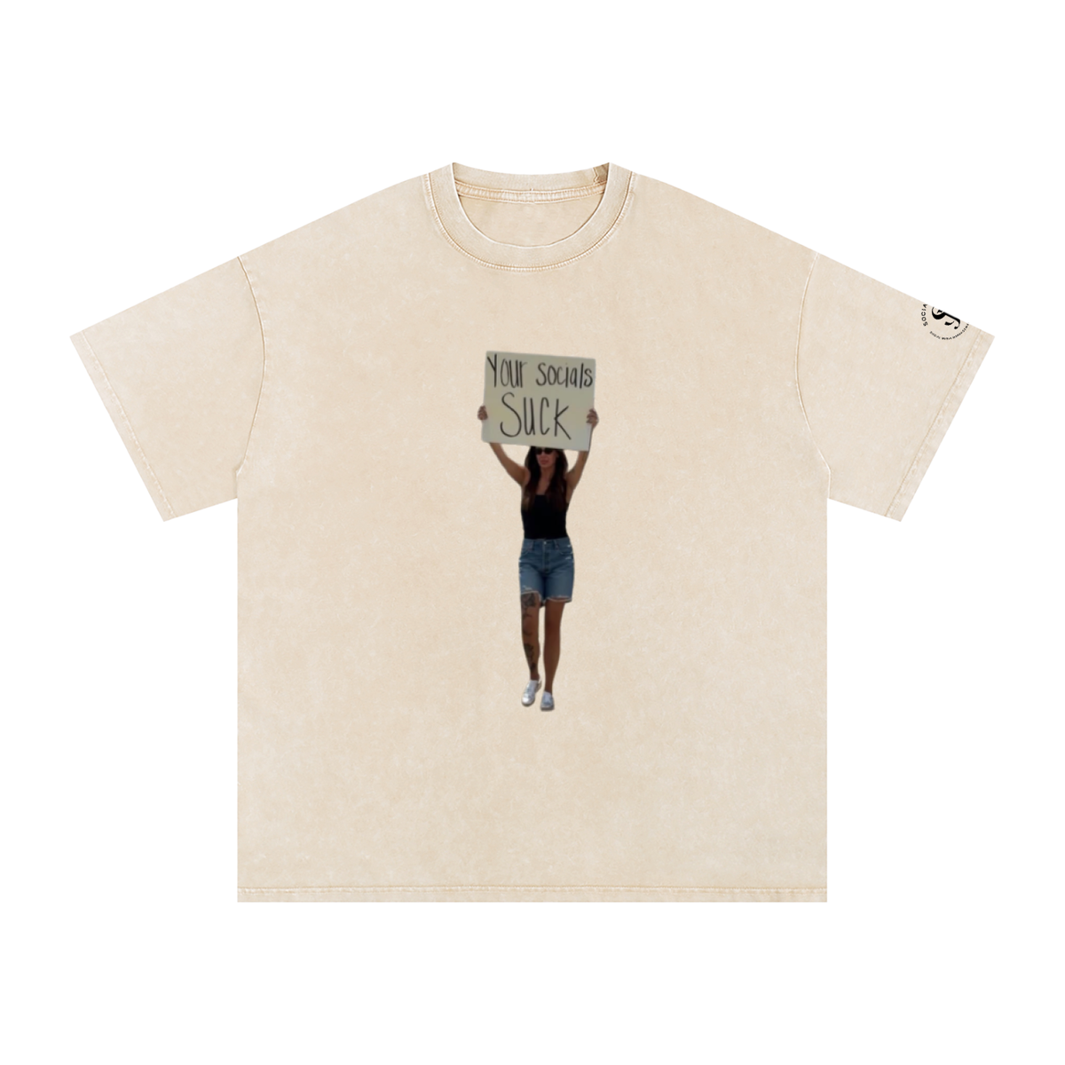 Your Socials Suck Oversized Tee