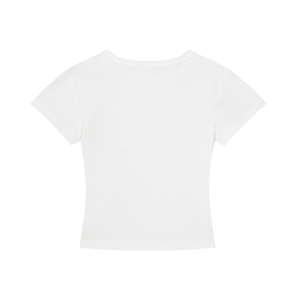 SocialJac Cropped T-Shirt | White