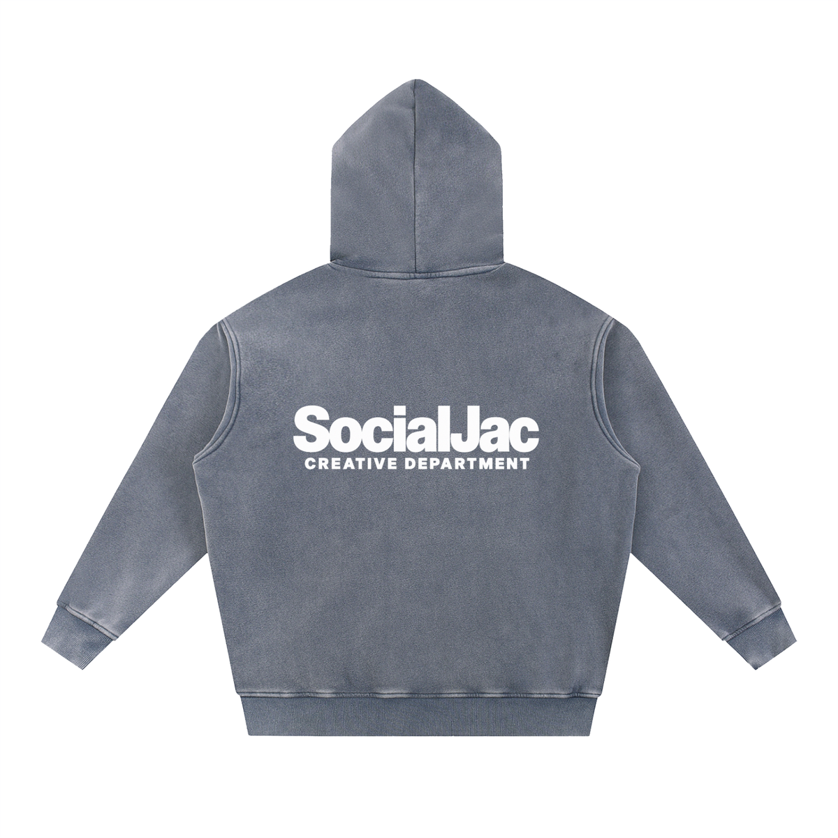 Snow Wash Fleece Oversize Hoodie