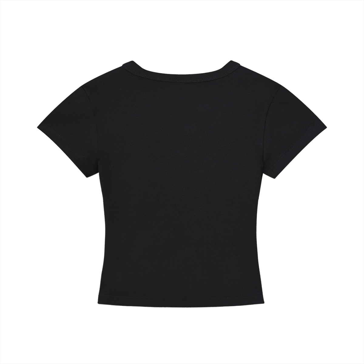 SocialJac Cropped T-Shirt | Black